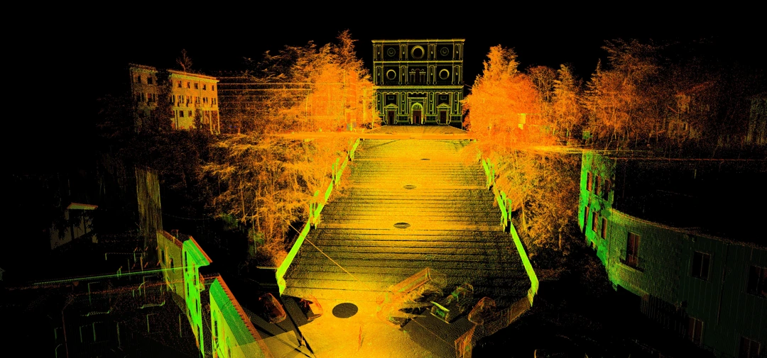 3d laser scanner survey of basilica of San Bernardino from Siena – L’Aquila - Archimeter