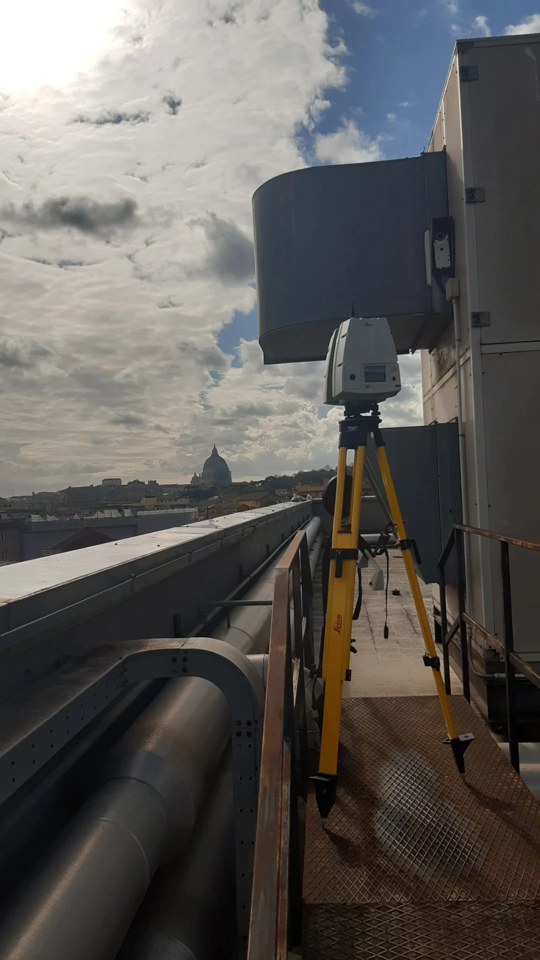 Vista laser scanner 3d Tribunale Piazzale Clodio - Roma - Archimeter
