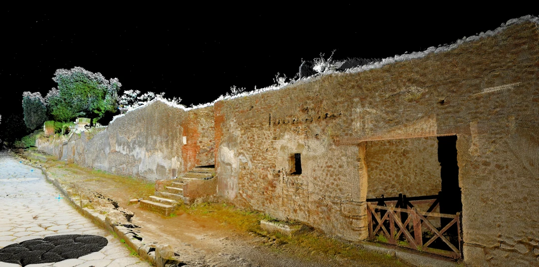 3D reconstruction of Diomede estate in Pompeii - Archimeter