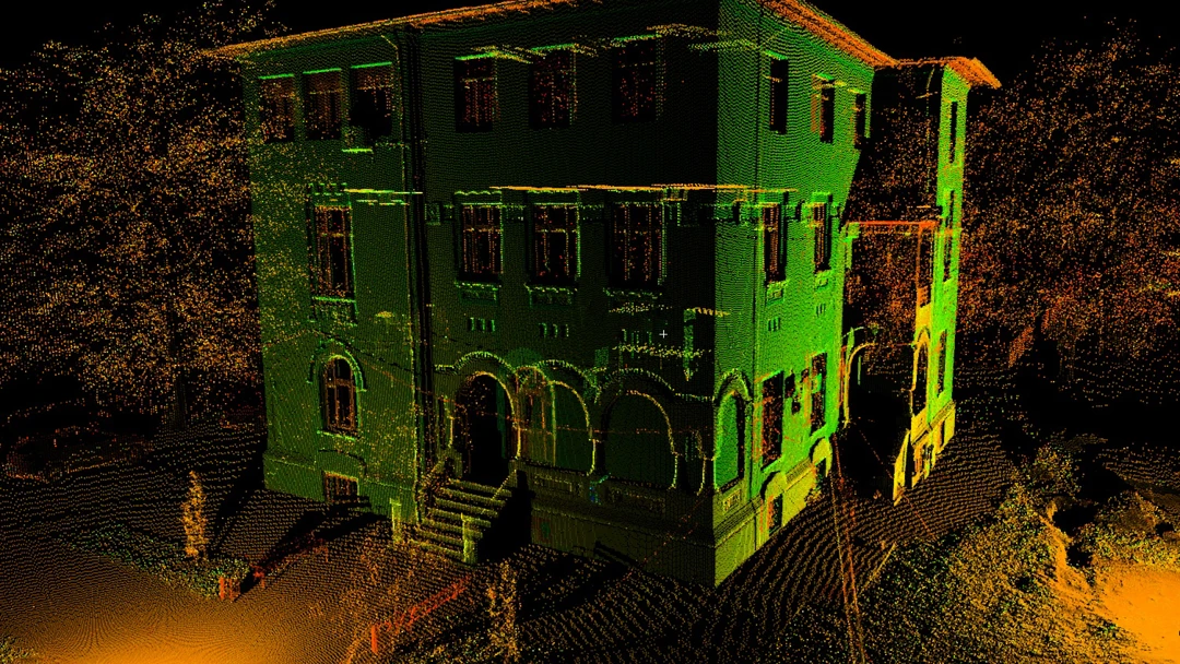 Rilievo laser scanner 3d Palazzo di Agrochimica - Università di Bucarest - Archimeter