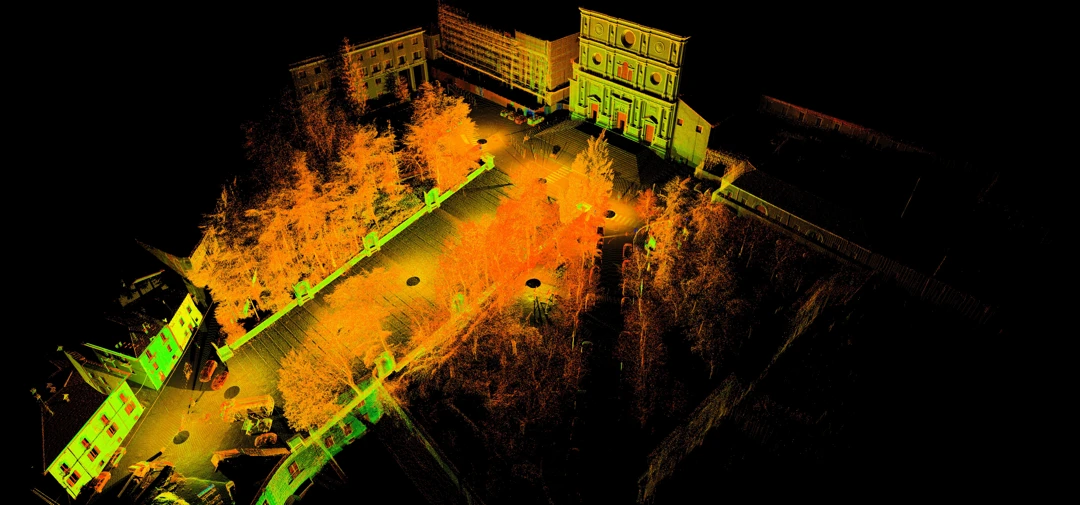 Rilievo laser della basilica di San Bernardino da Siena – L’Aquila - Archimeter