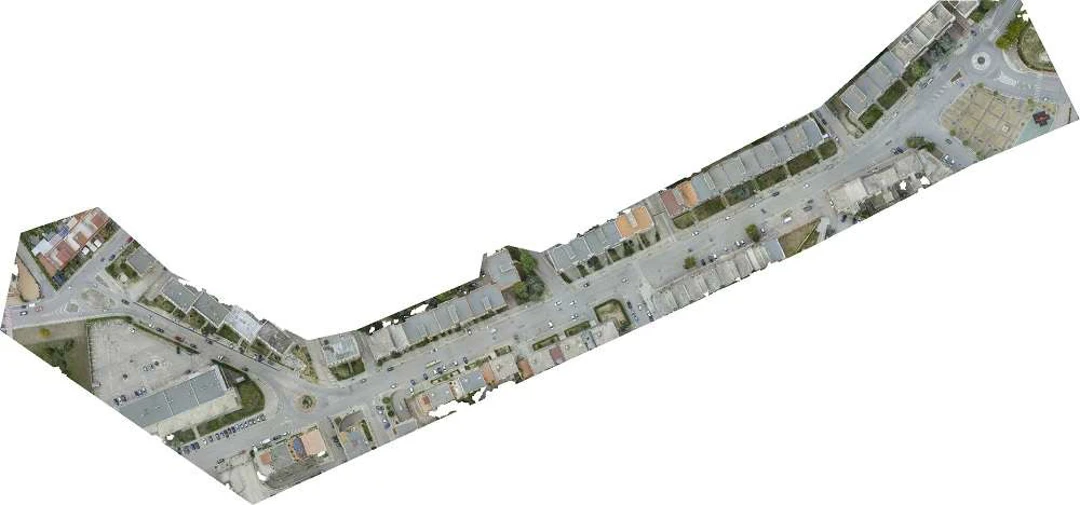 Modello 3D di una strada - Canosa di Puglia - Archimeter