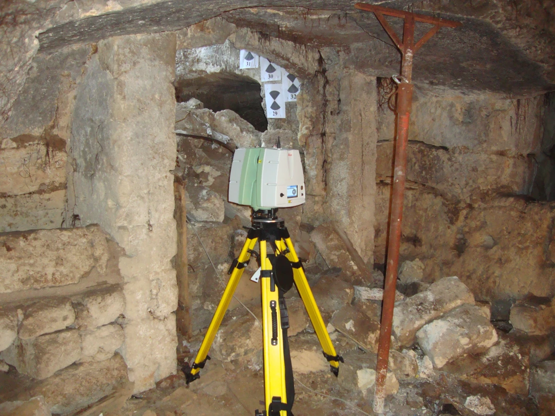 3d laser scanner survey of Villa Giustiniani in Bari - Archimeter